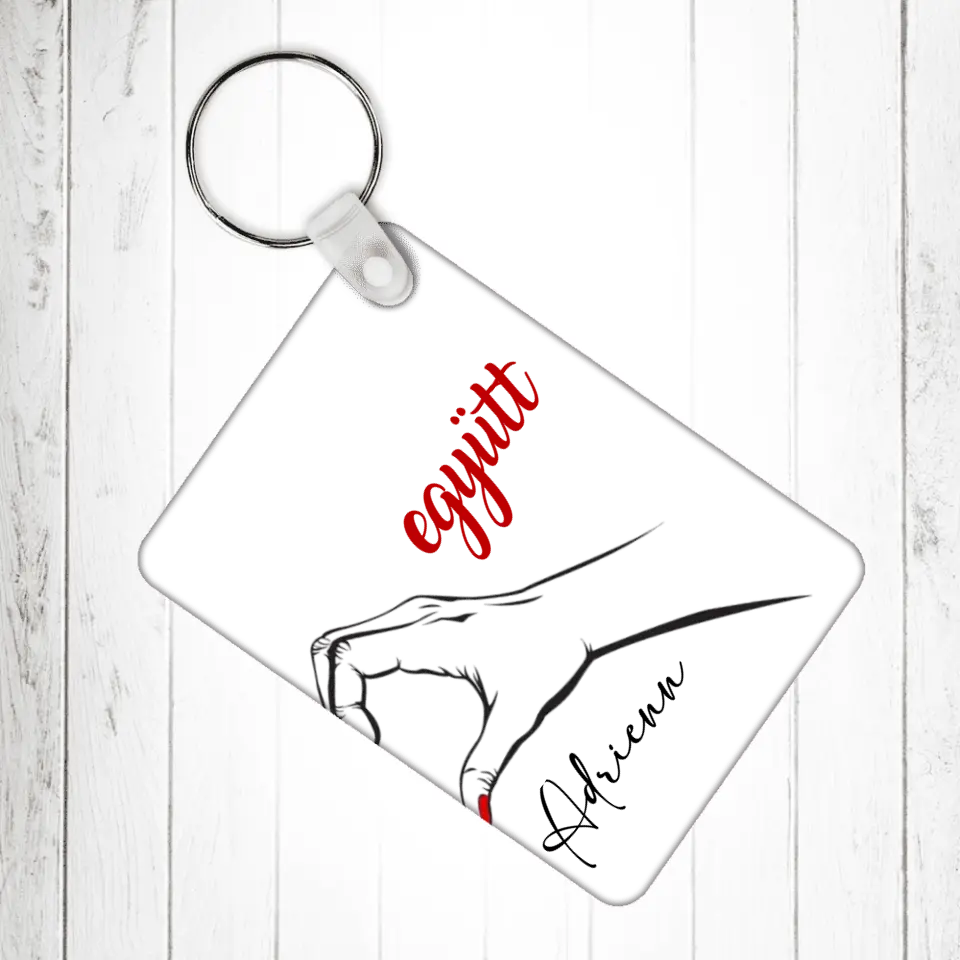 Örökké együtt valentin napi kulcstartortó 2db-os szettben