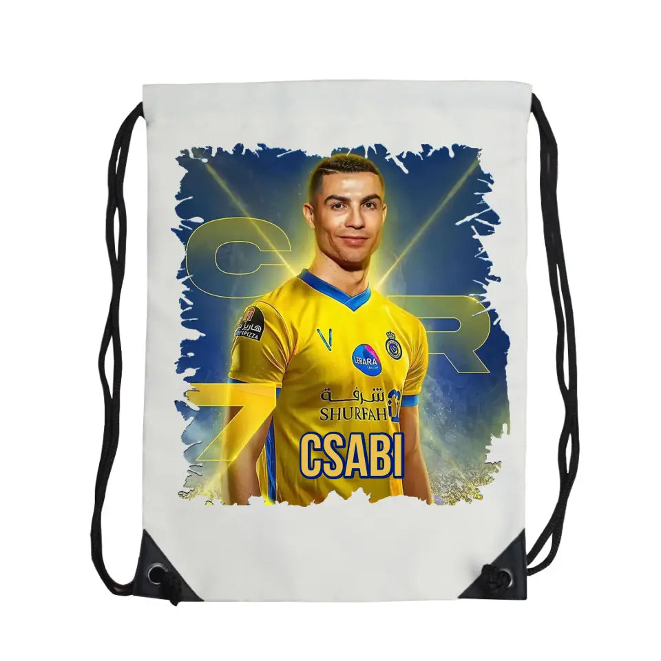 Cristiano Ronaldo egyedi neves tornazsák