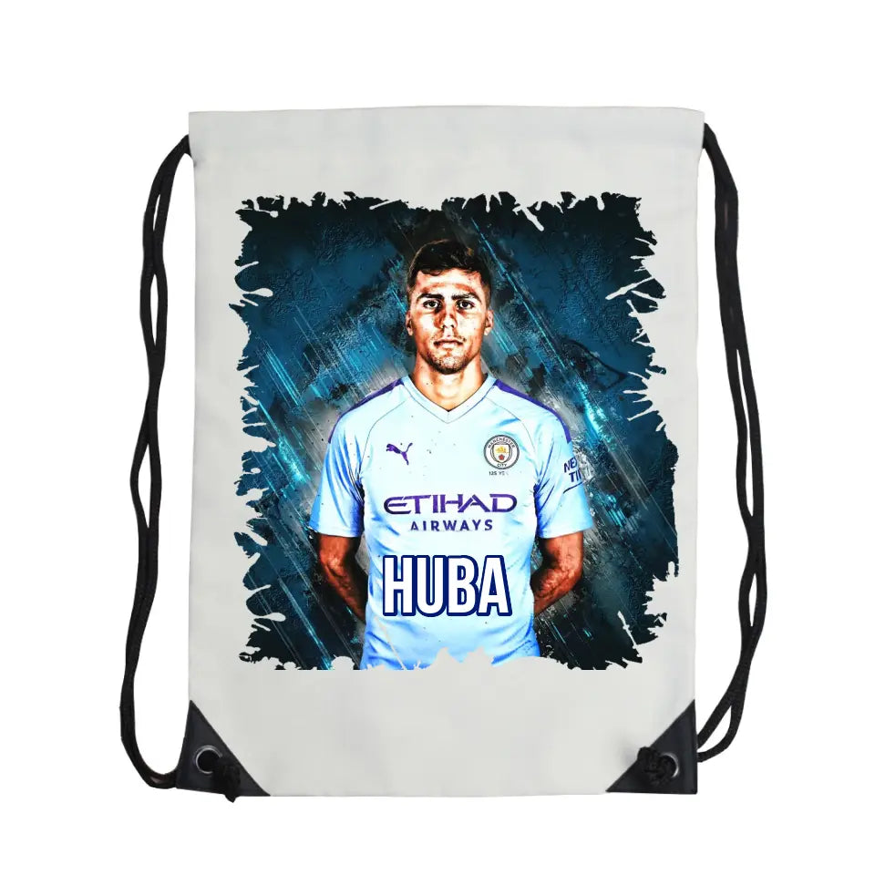 Személyre szabható Rodri - Manchester City egyedi neves tornazsák