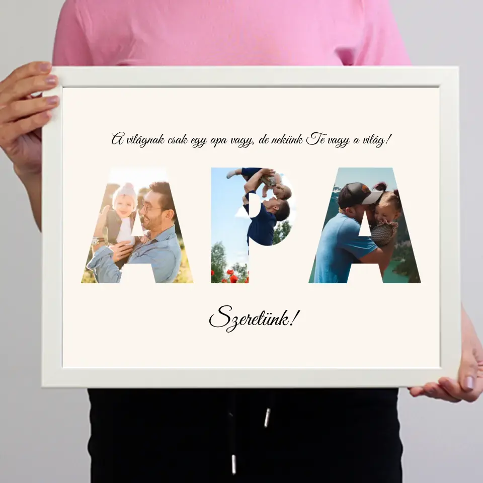 Apa feliratos falikép