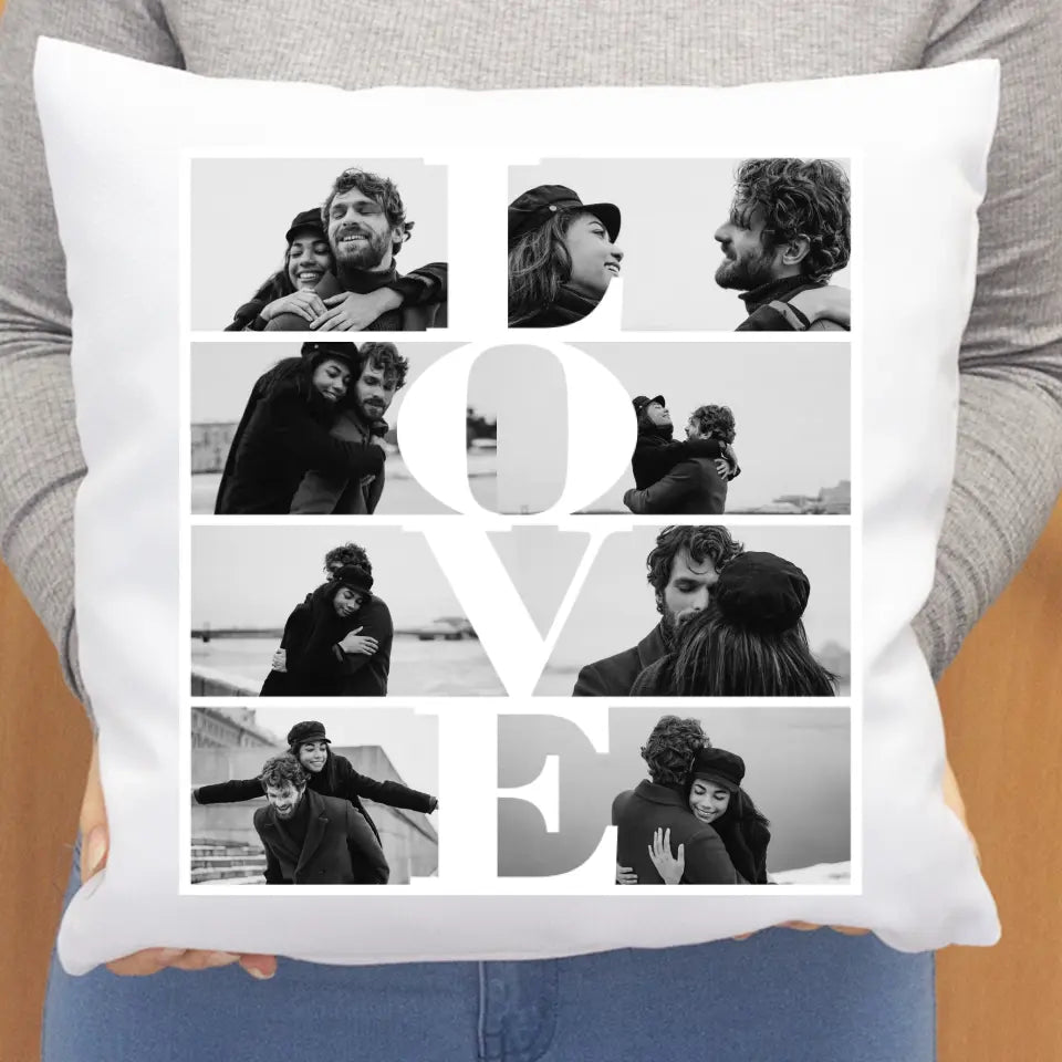 Love - párna saját képpel