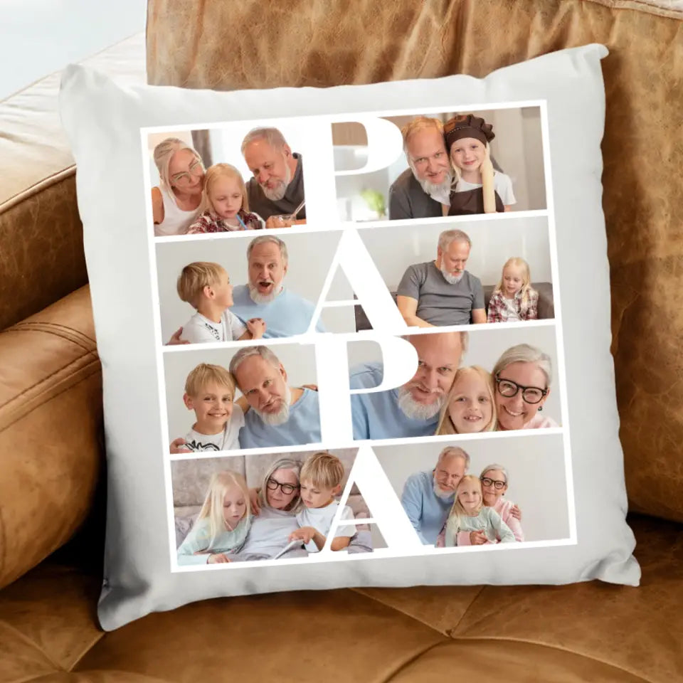 Papa - párna saját képpel
