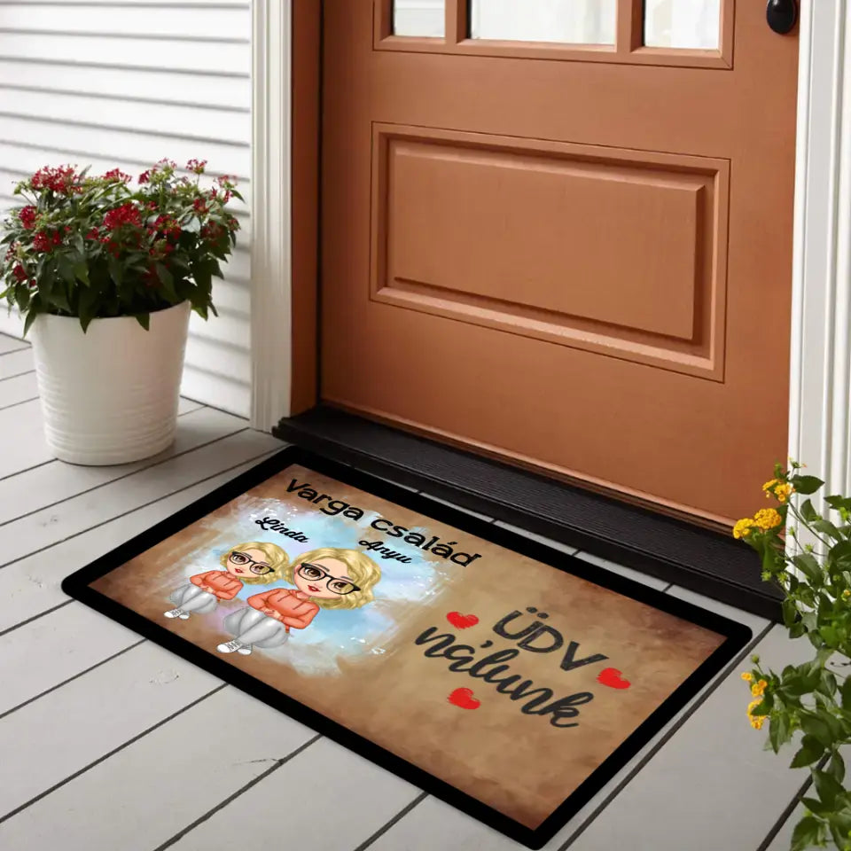 Cukifejű anyás lábtörlő