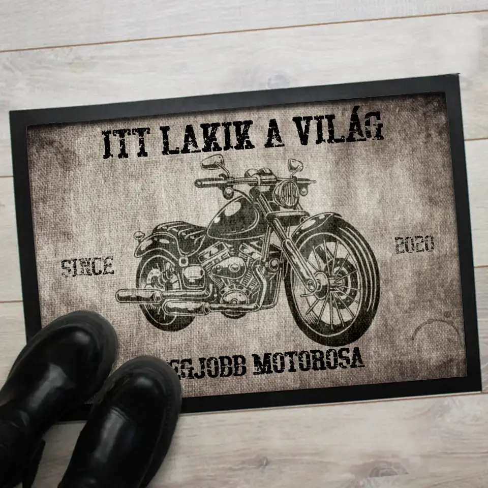 Motoros lábtörlő