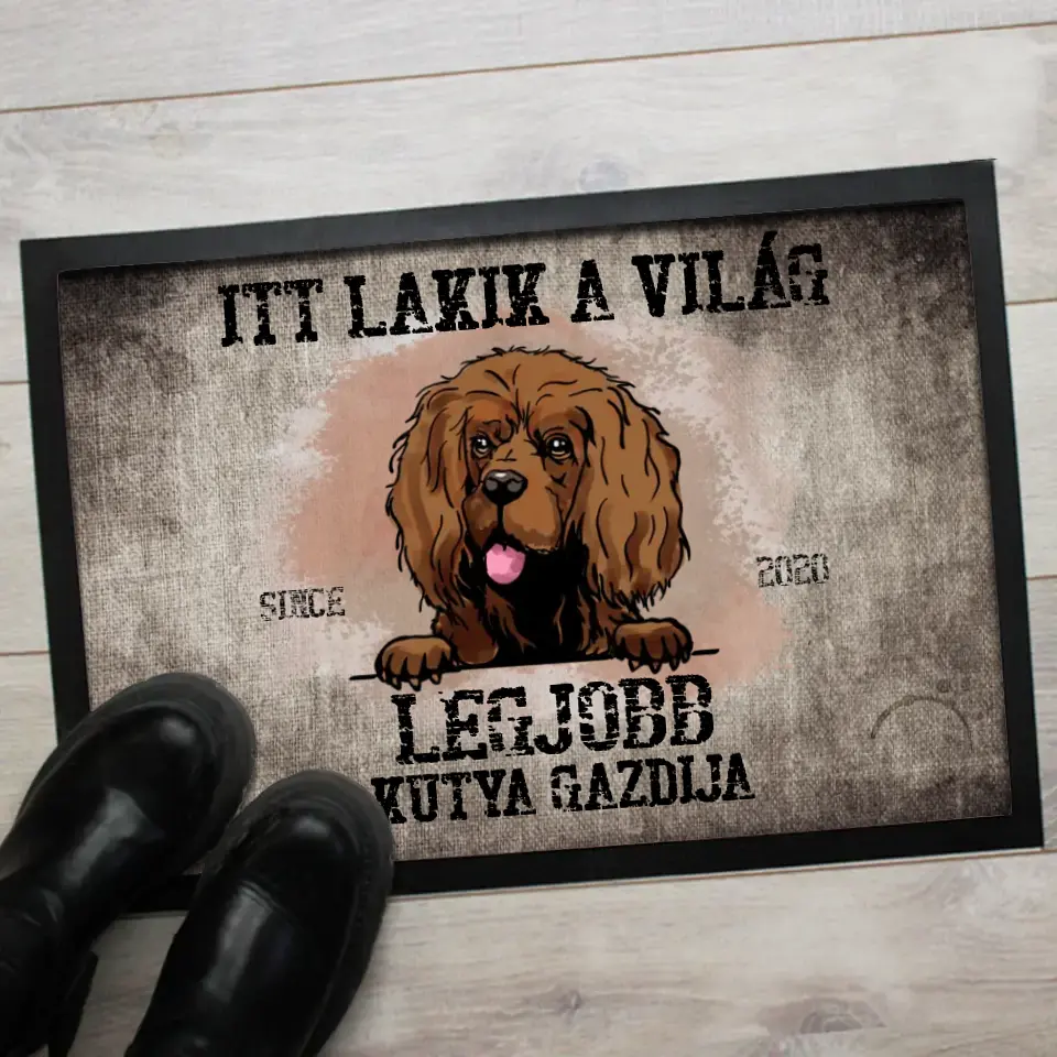 A világ legjobb kutyagazdija lábtörlő