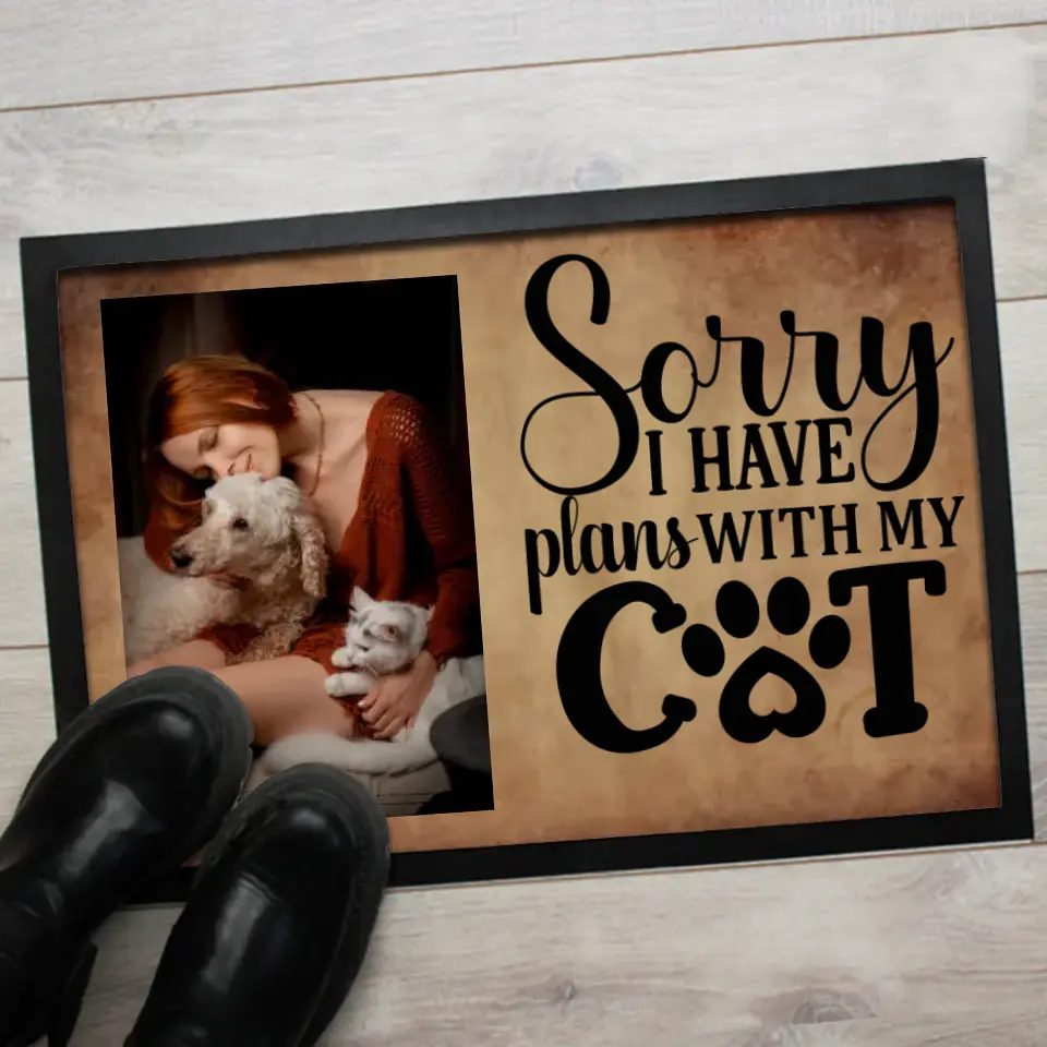 Fényképes lábtörlő macskásoknak