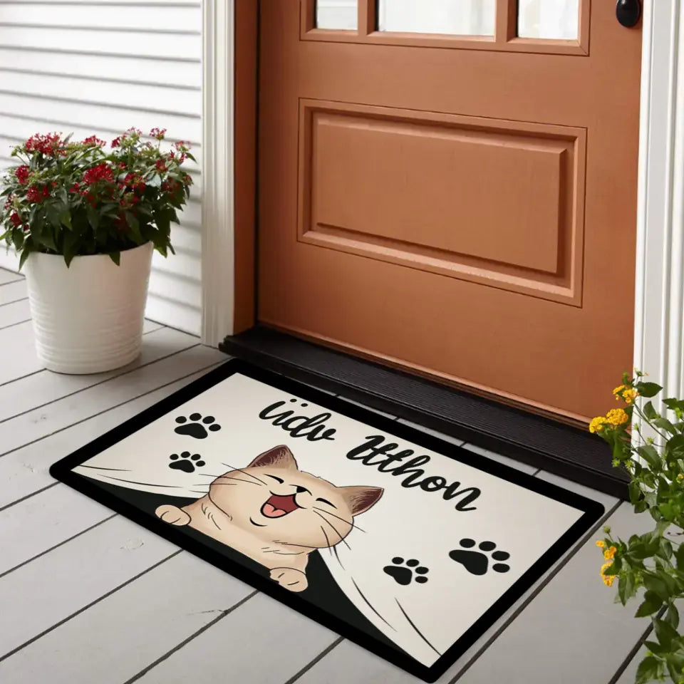 Macskás lábtörlő