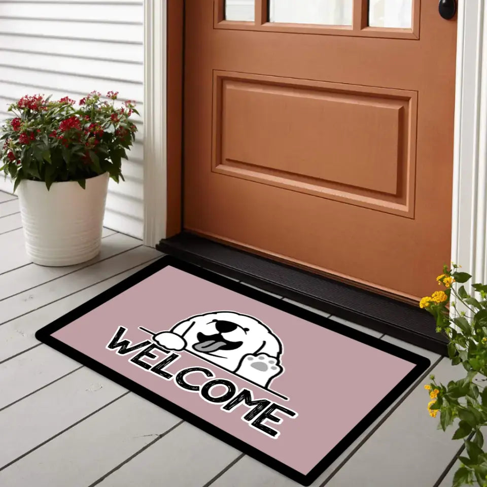 Háziállatos egyedi lábtörlő