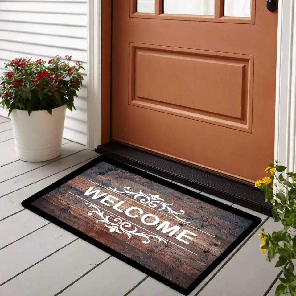 Welcome feliratos egyedi lábtörlő