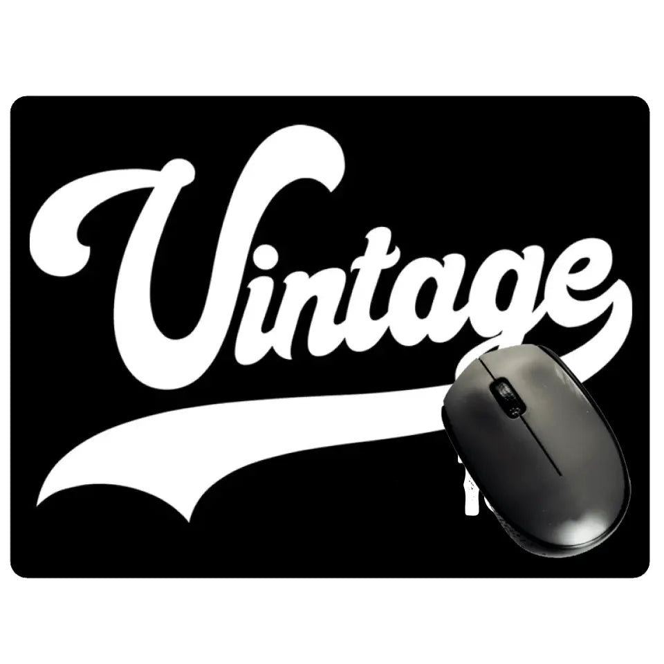 Vintage évszám születésnapi ajándék egérpad