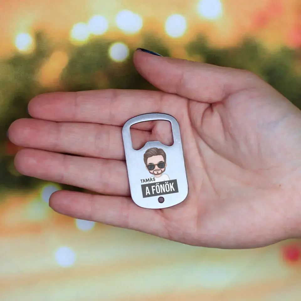 A Főnök cuki karakteres sörnyitó