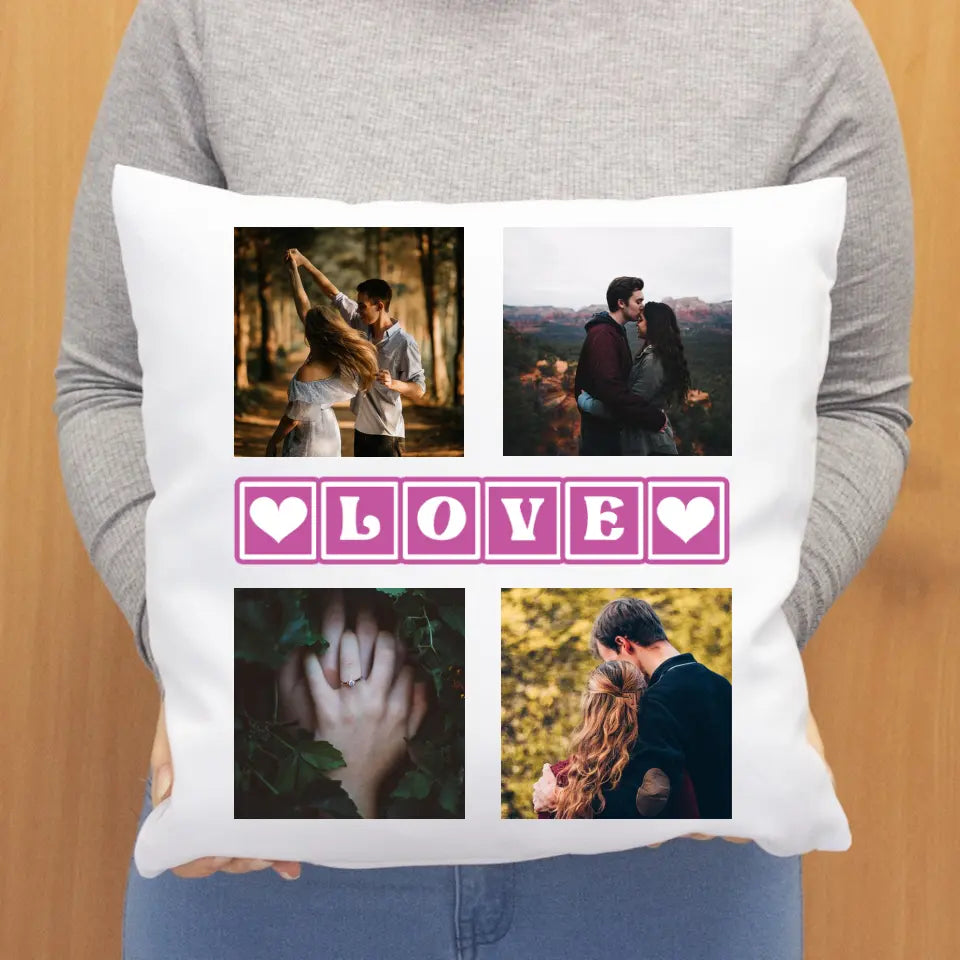 Valentin napi párna 4 képpel