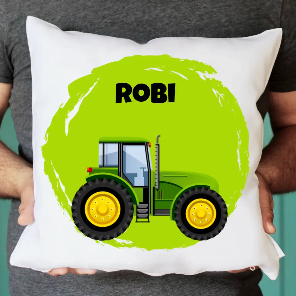 Egyedi neves párna választható járművel