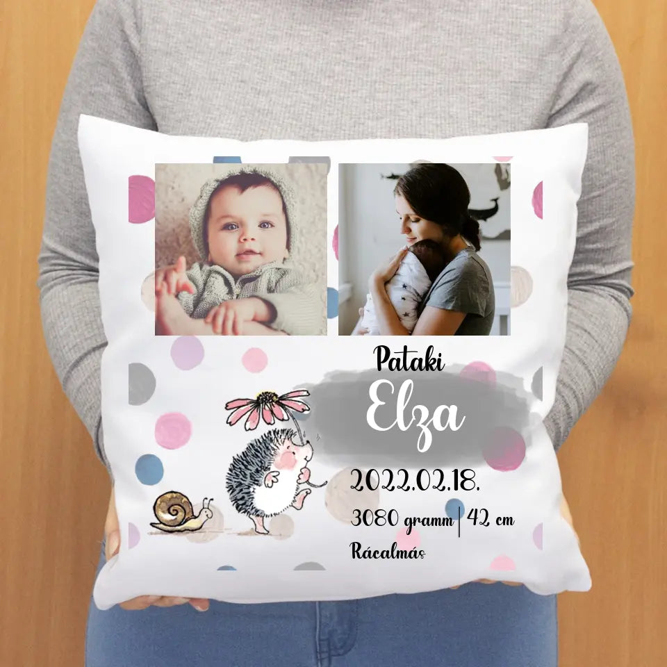Ajándék párna újszülötteknek