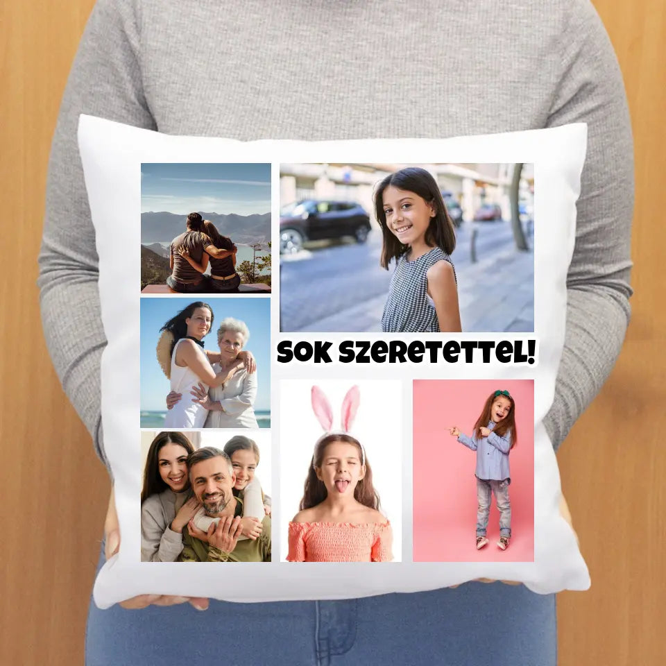 Párna hat képpel