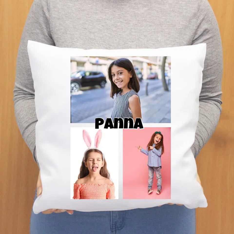 Párna három képpel