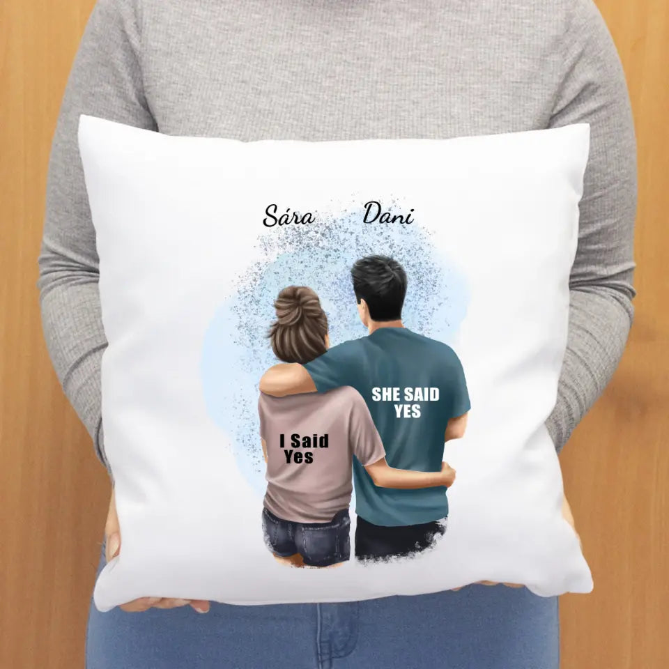 Ölelkezős páros párna