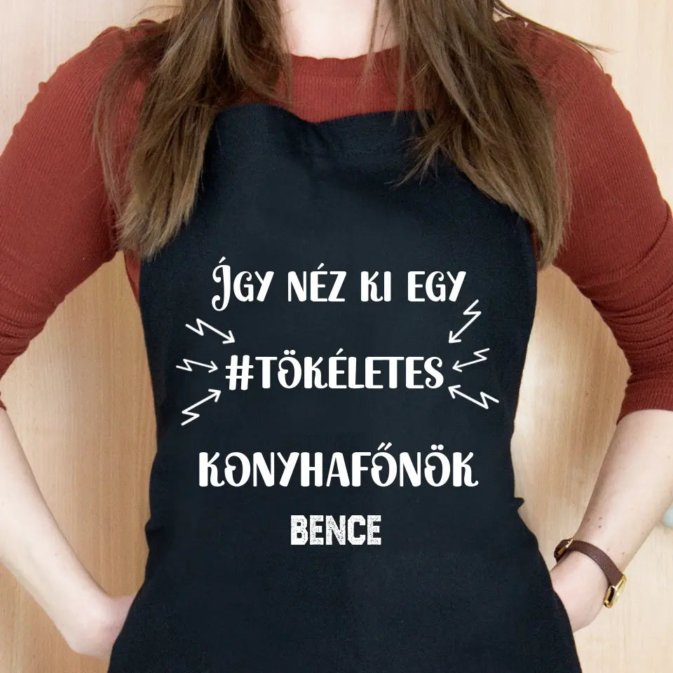 Így néz ki egy tökéletes.. fekete kötény