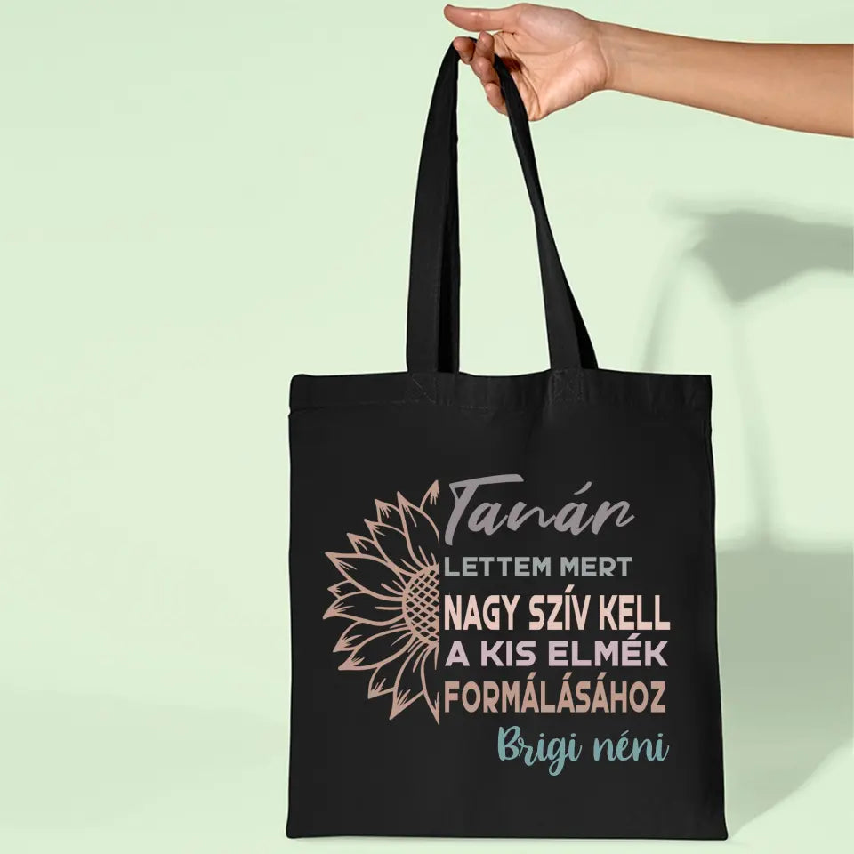 Ezért lettem tanár egyedi vászontáska