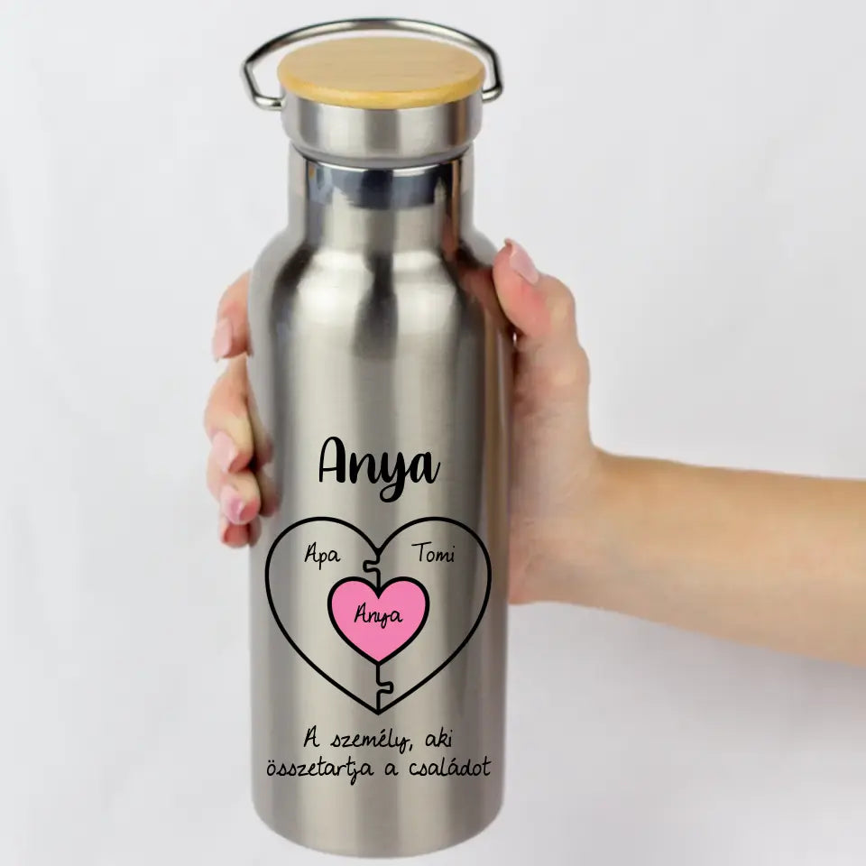 Aki összetart minket bambusz fedeles kulacs anyának, mamának akár 8 unokával