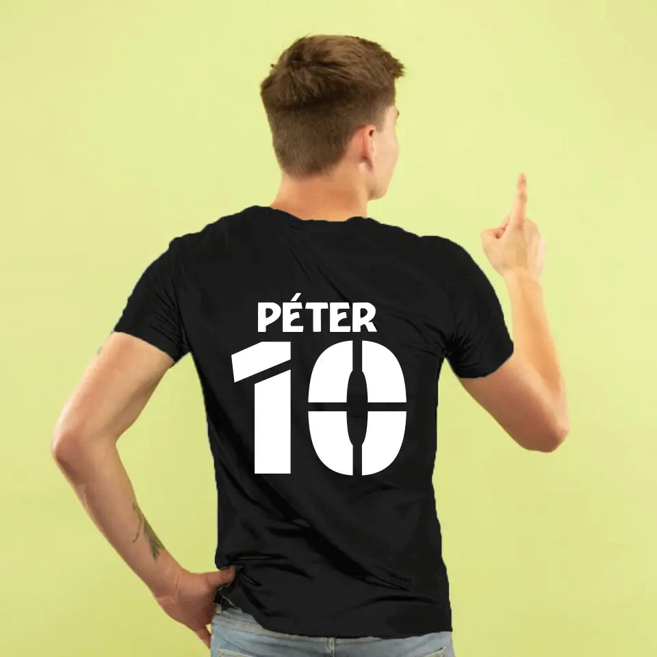 Hungary magyar mez póló zászlóval és számmal