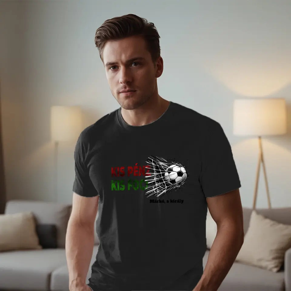 Kis pénz kis foci férfi póló