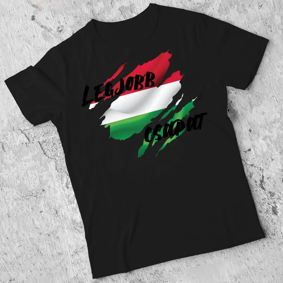 Legjobb csapat mez póló egyedi névvel és számmal