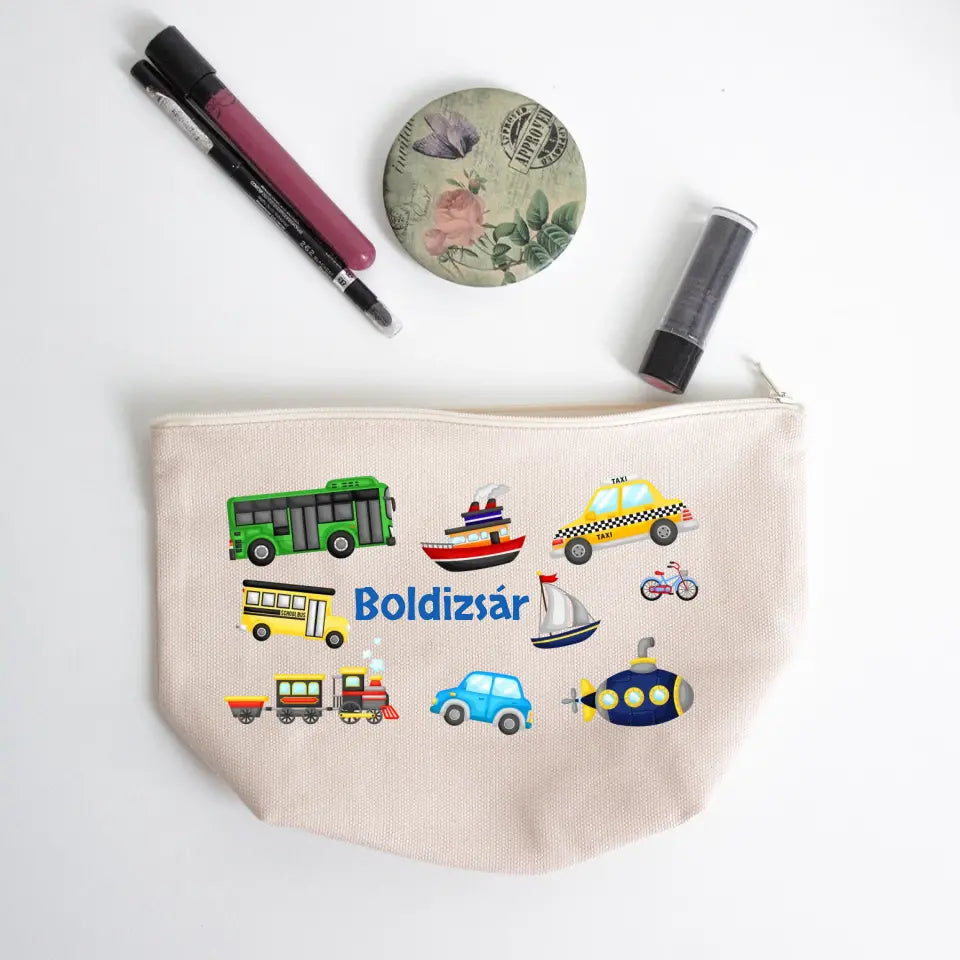 Járműves neszesszer gyerekeknek