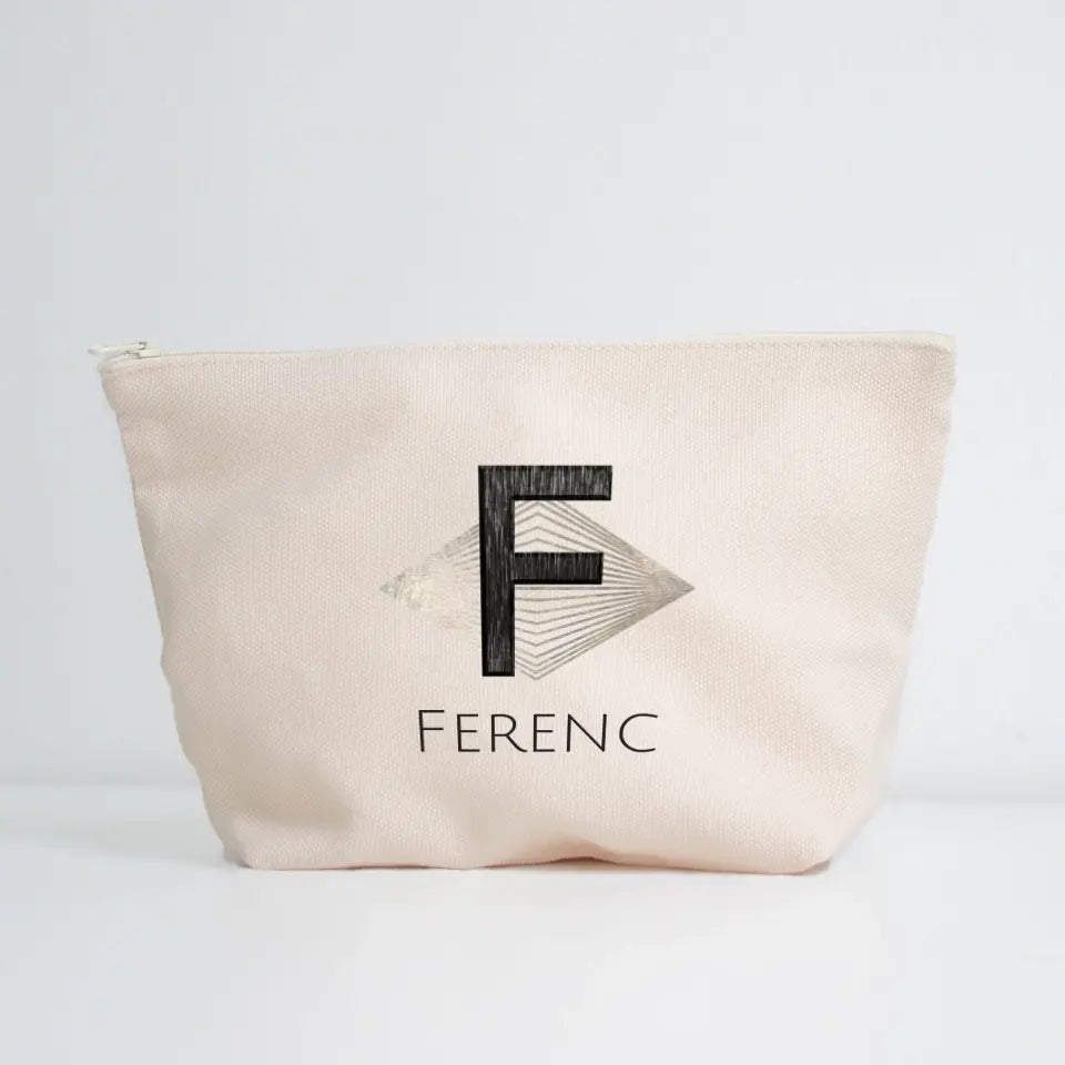 Piperetáska férfiaknak saját névvel