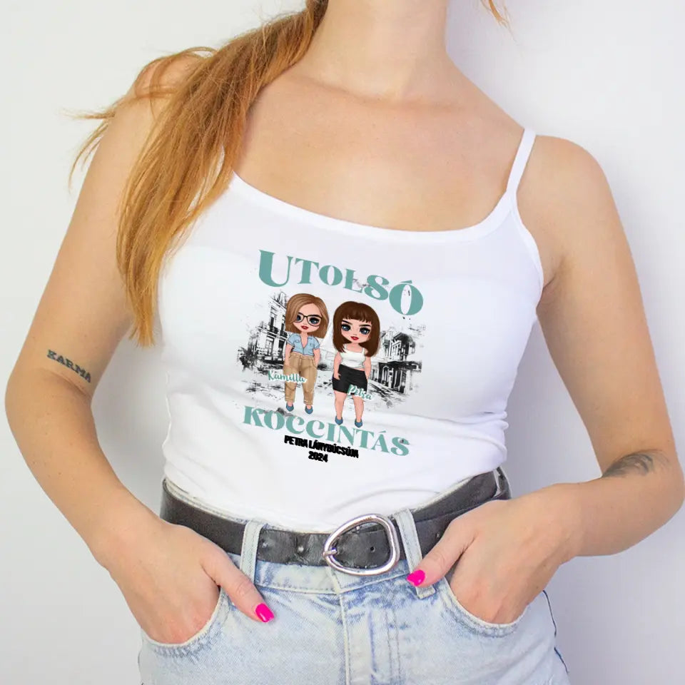 Utolsó koccintás lánybúcsús top