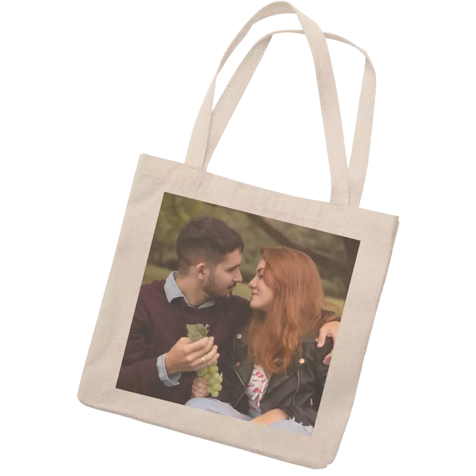 Kétoldalas egyedi fényképes vászontáska
