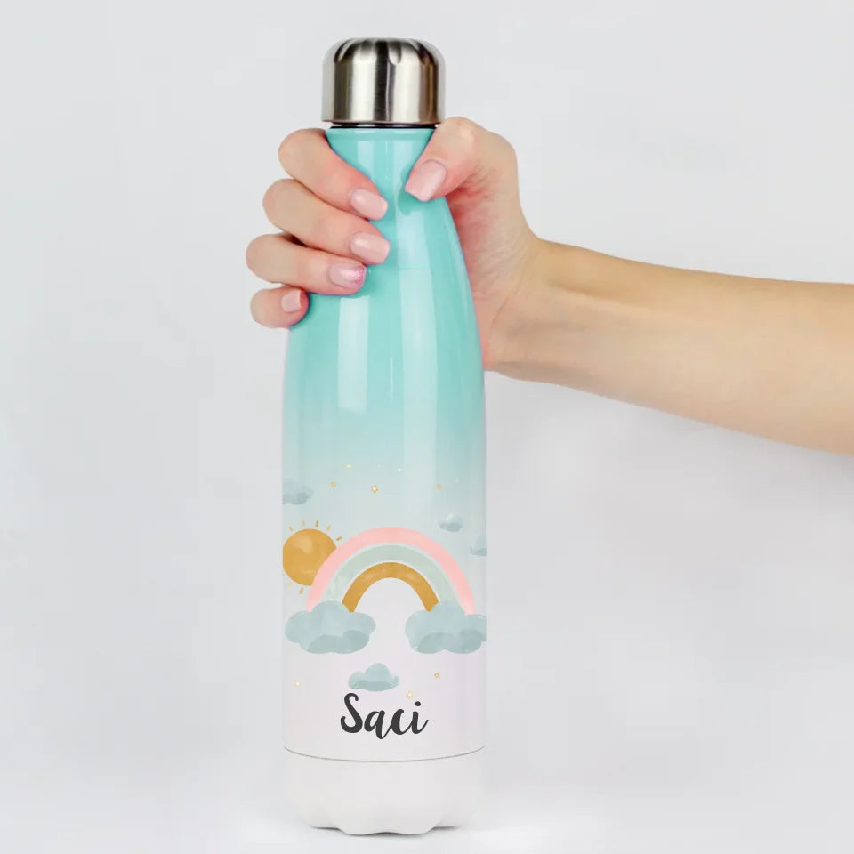 egyedi neves színátmenetes kulacs