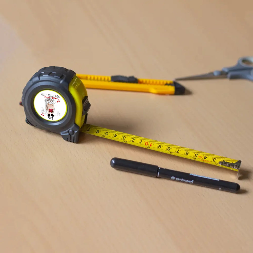 Veled szeretnék megöregedni ajándék mérőszalag férfiaknak