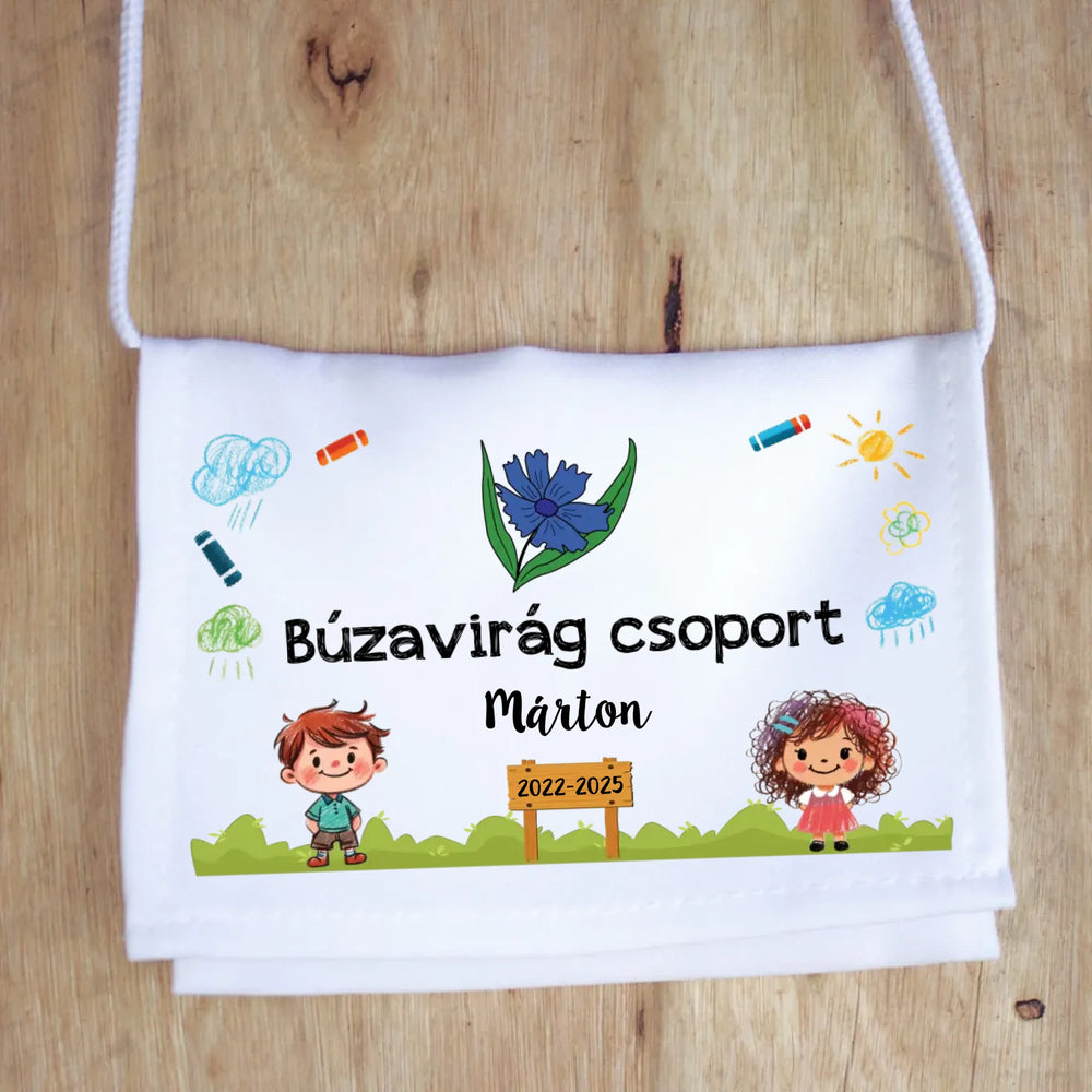 Ballagási tarisznya Búzavirág csoport