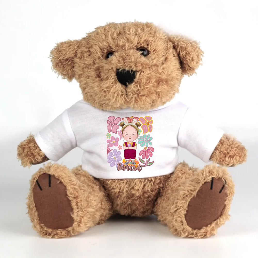 Húsvéti ajándék lányoknak - egyedi plüssmaci szerkeszthető karakterrel