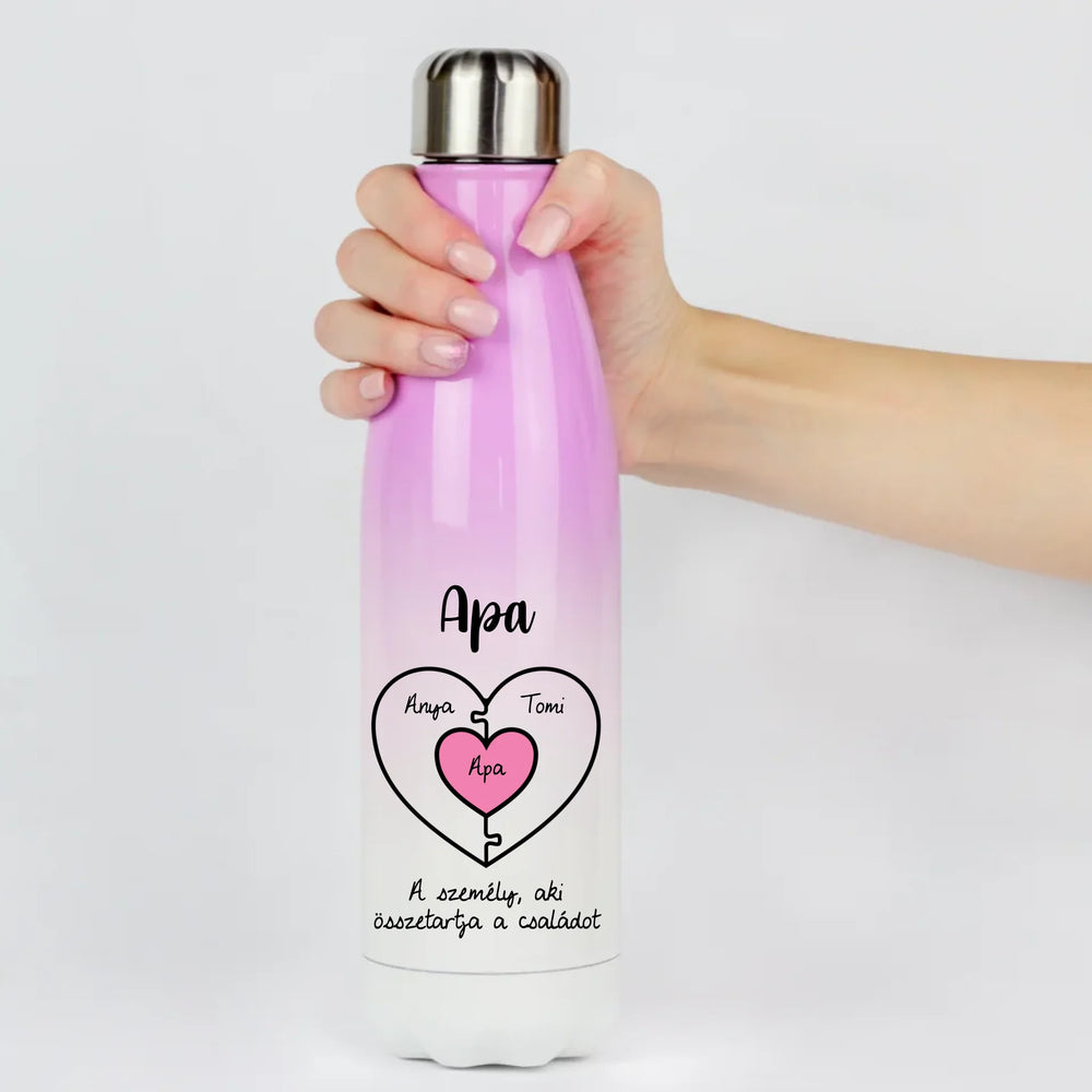 Aki összetart minket színátmenetes kulacs