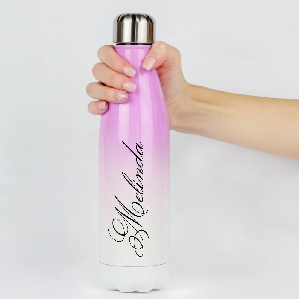 Színátmenetes kulacs saját névvel