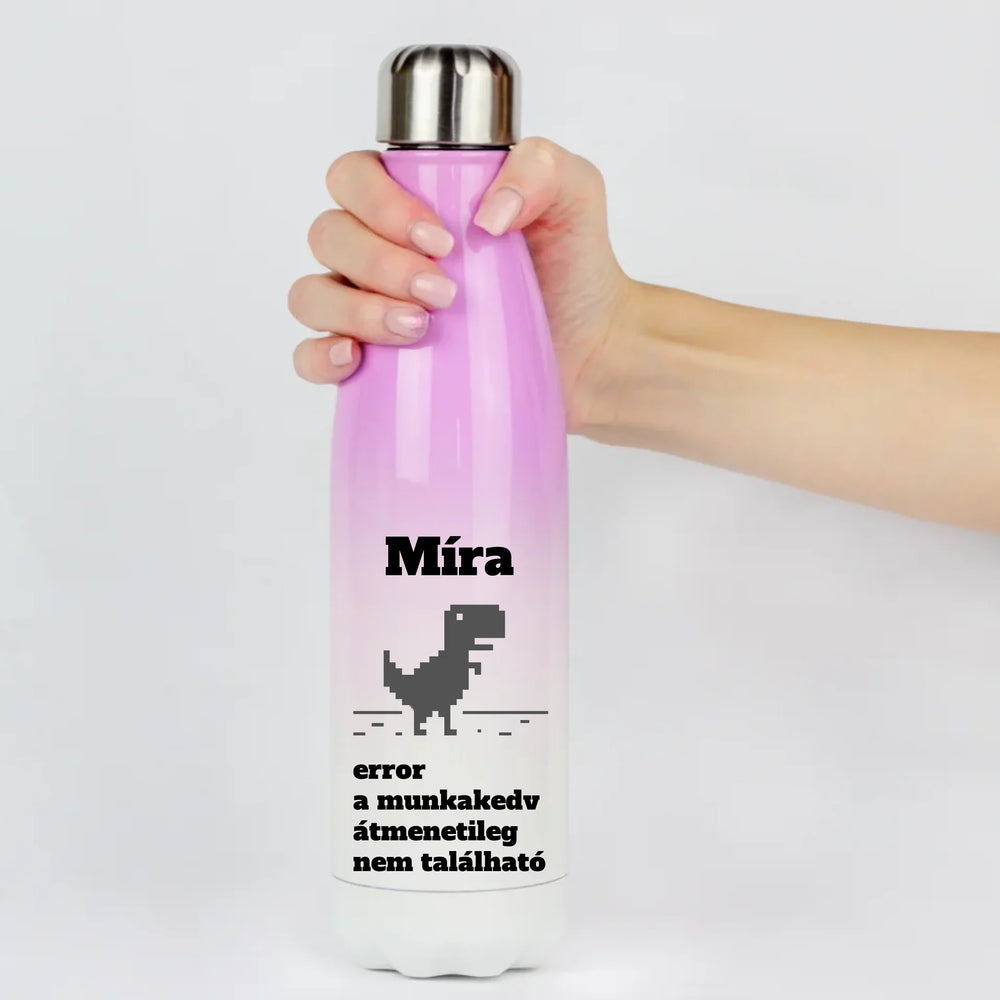 Színátmenetes vicces feliratos kulacs