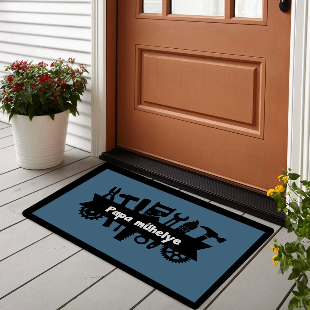 Feliratos ajándék lábtörlő Papáknak és Apáknak