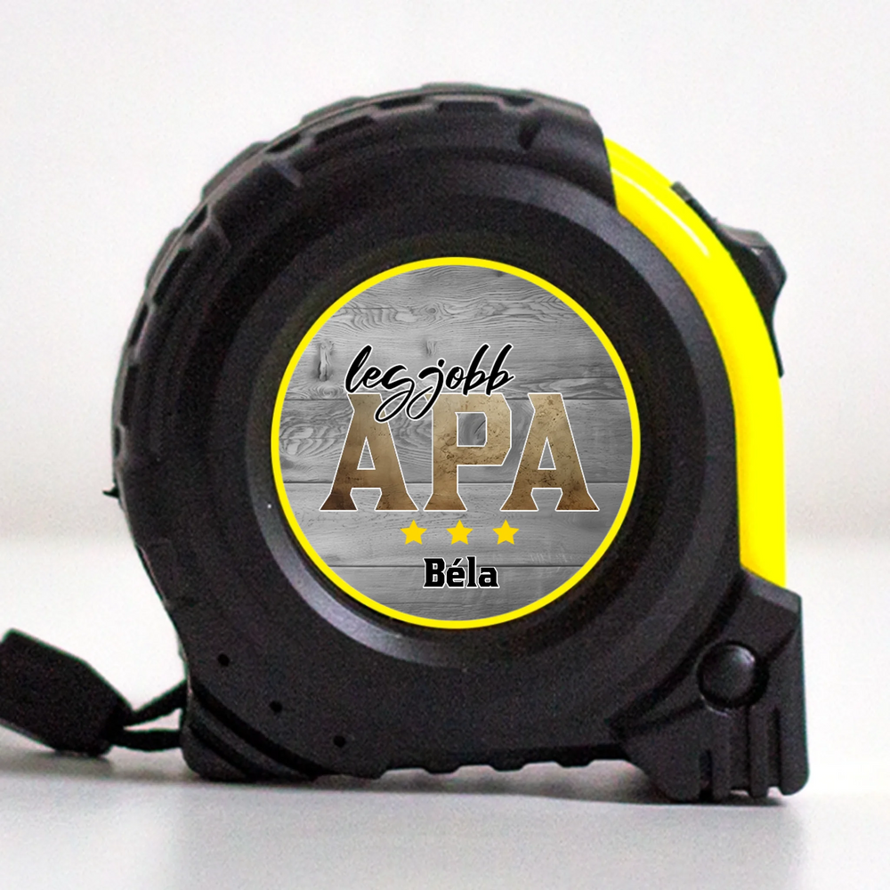 Legjobb apa egyedi mérőszalag