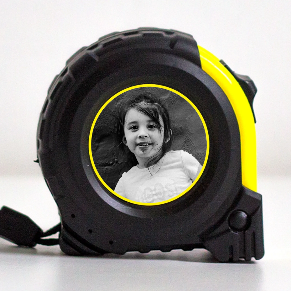 Egyedi mérőszalag fényképpel