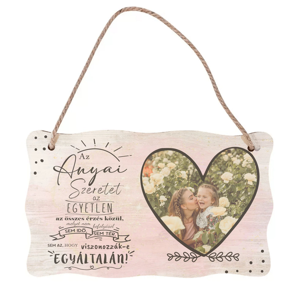 Anyai szeretet dísztábla