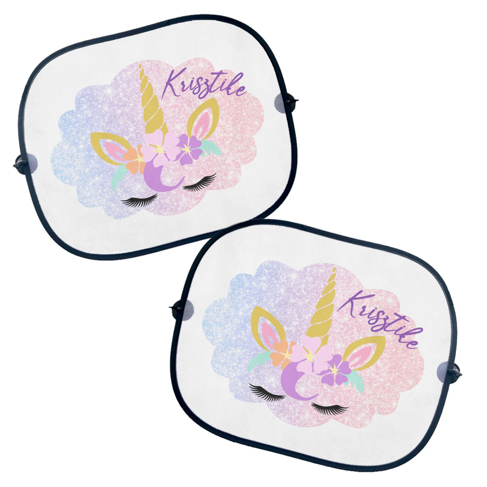 Egyedi neves unikornis napellenző