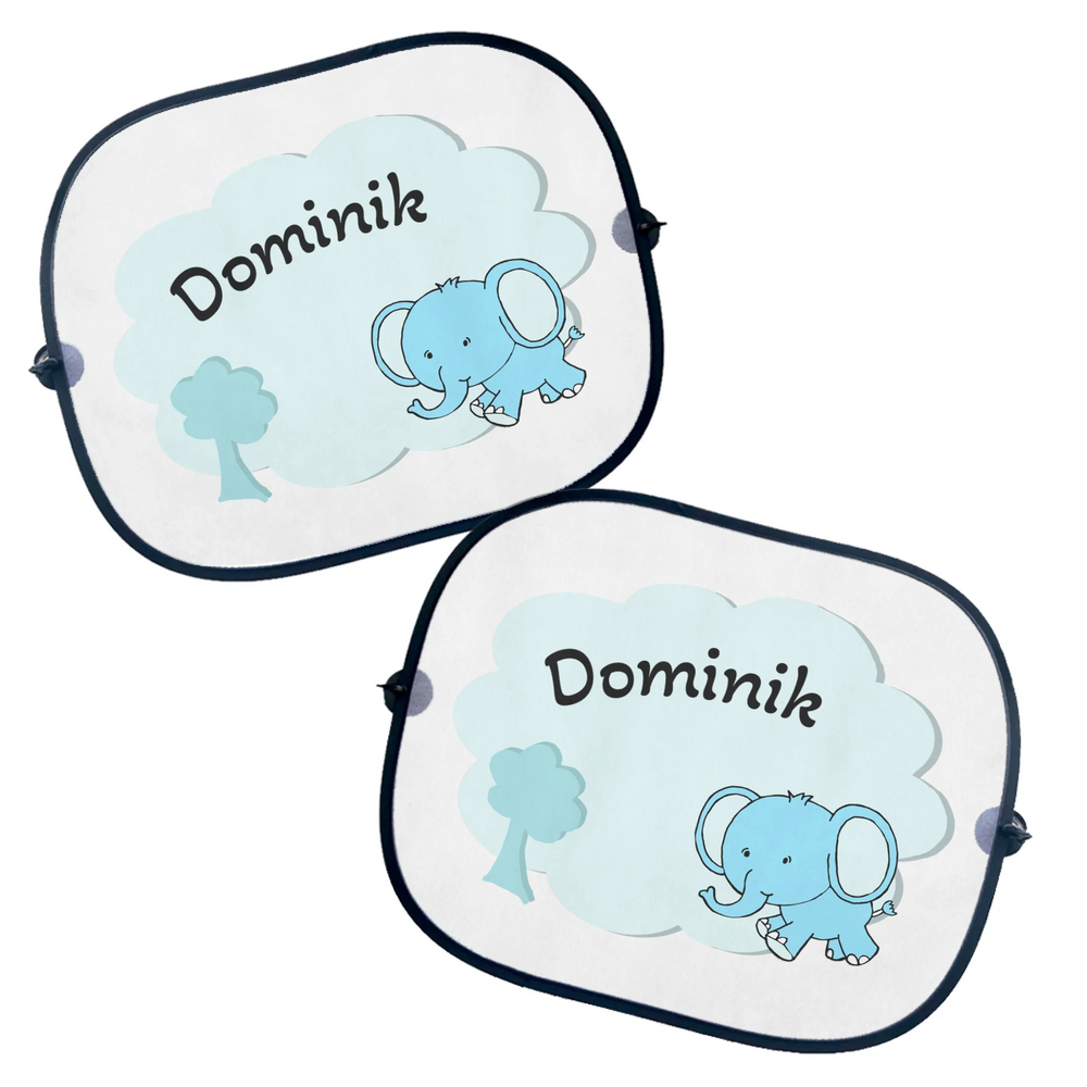 Egyedi neves elefántos mintás napellenző