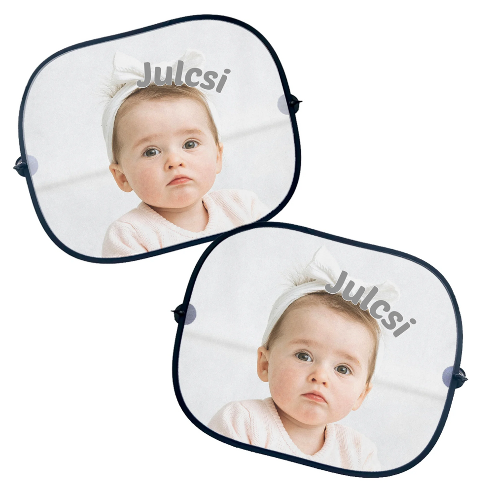 Egyedi képes napellenző szerkeszthető névvel