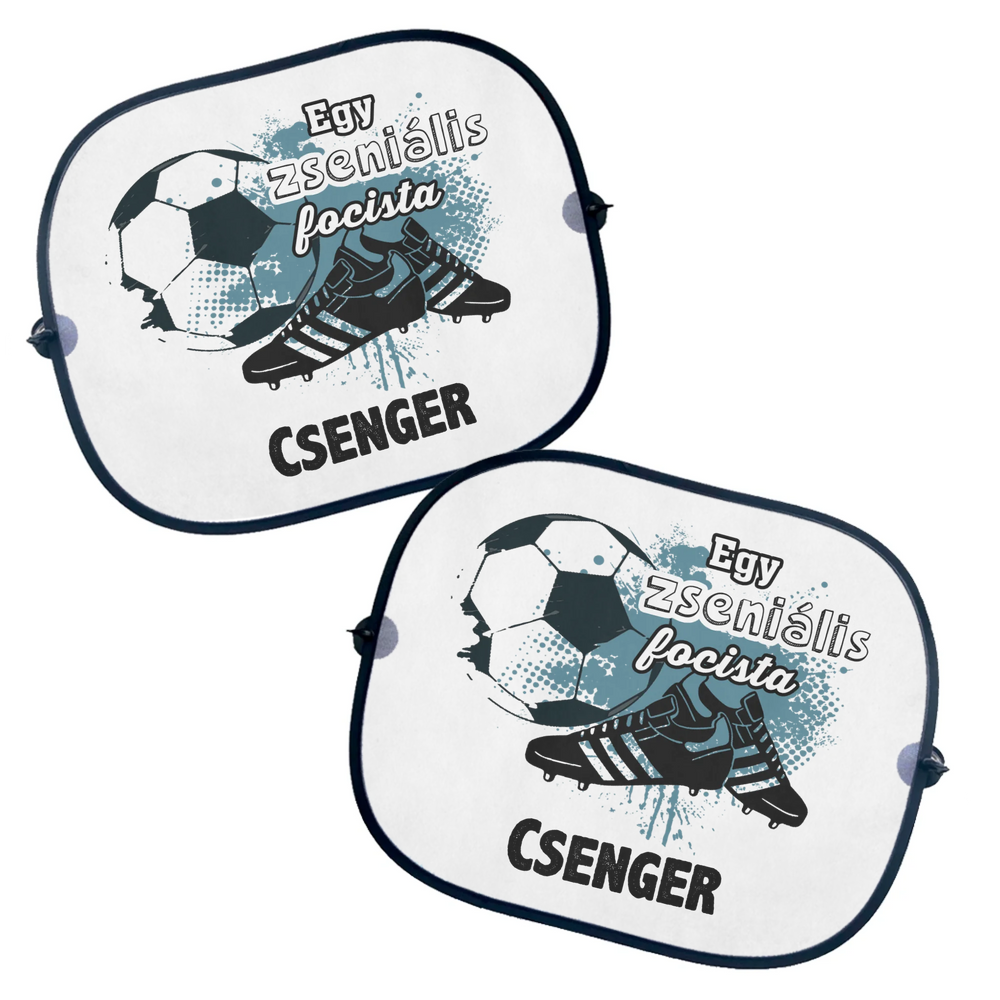 Személyre szabható Haaland focis ajándék autós napellenző