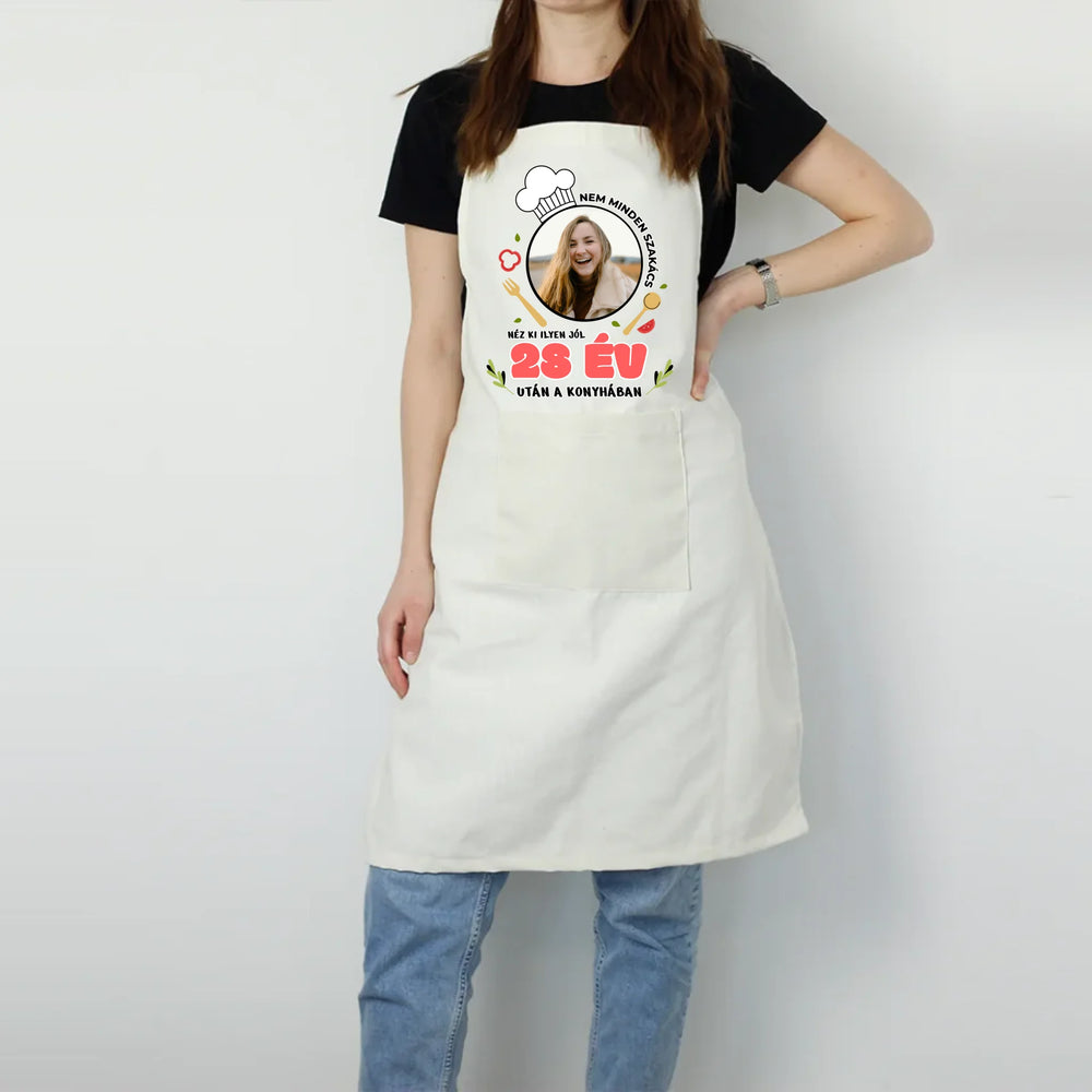 Nem minden szakács évszámos születésnapi kötény