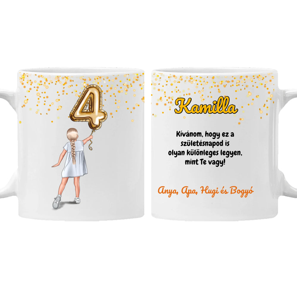 Egyedi képes bögre - búcsúajándék munkatársaknak szerkeszthető felirattal