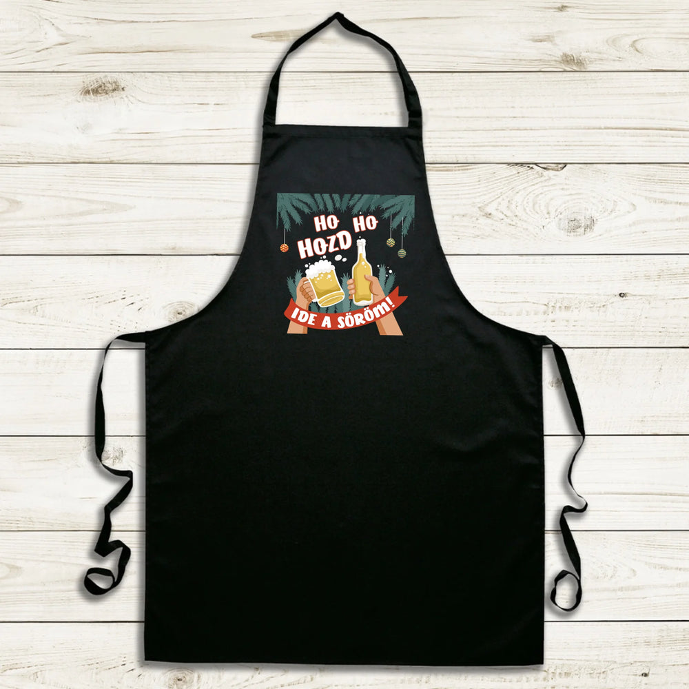 Hozd ide a söröm karácsonyi fekete kötény férfiaknak