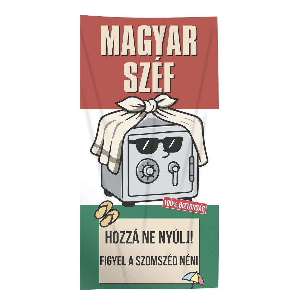Balaton strand egyedi strandtörölköző - vicces magyar hungarikum